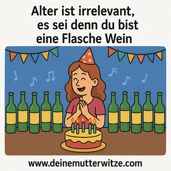 Alter ist irrelevant, es sei denn du bist eine Flasche Wein.