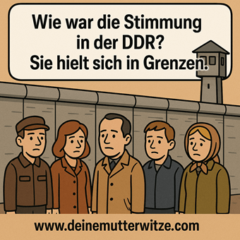 Wie war die Stimmung in der DDR? Sie hielt sich in Grenzen.