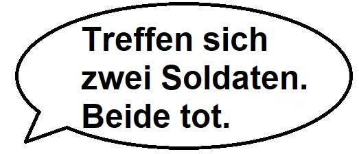 Soldaten Witze