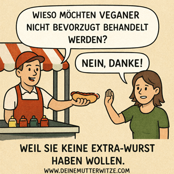 Veganer Witz